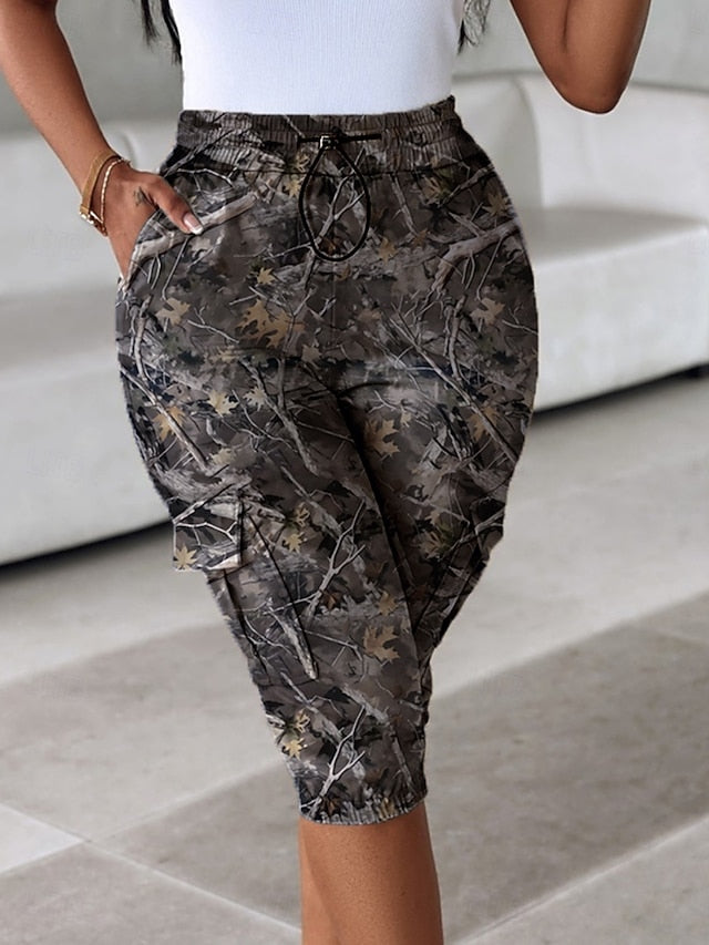 Women's Cargo Shorts Summer Shorts Crop Vacation Fashion