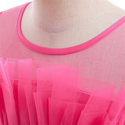 Girls' Sleeveless Performance Solid Dress Party Color Kids