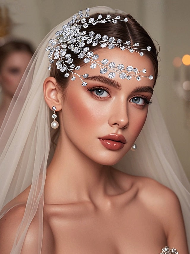and Elegant Hair Rhinestone – Flower Crystal Bridal Accessory