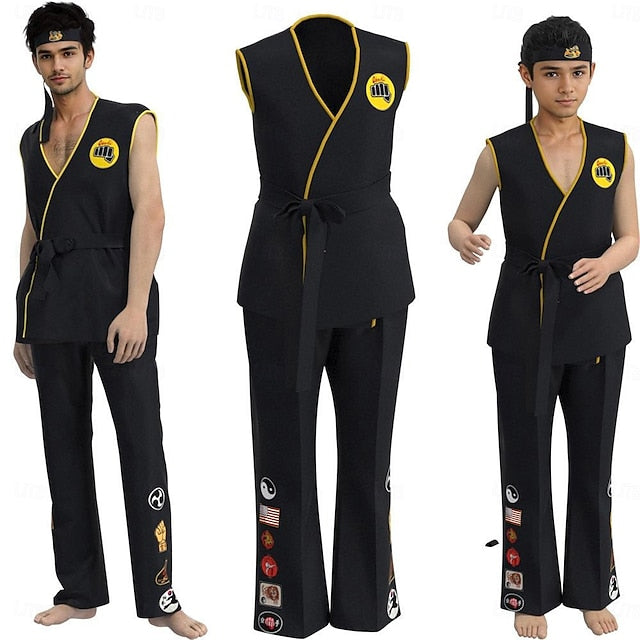 Karate Kid Outfits Masquerade Men's Women's Boys Movie