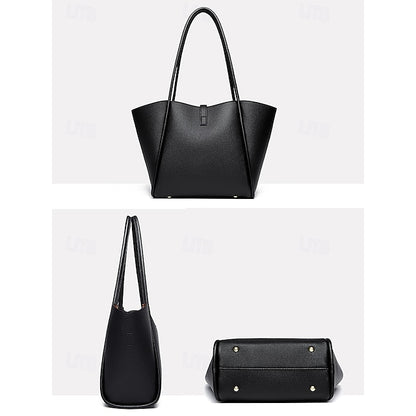 Green Faux Tote Women's Bag Leather