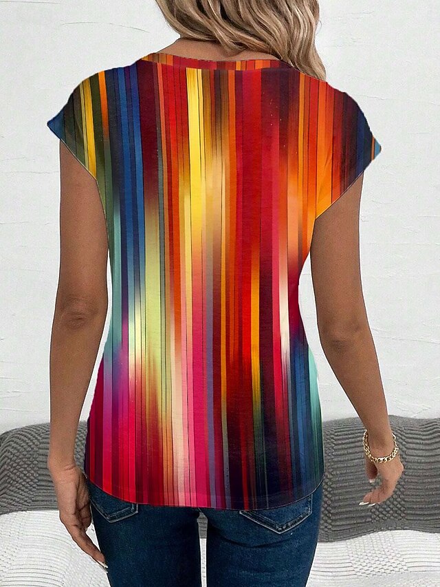 Women's Camisole Tank Top Vest Ombre Heart Stylish