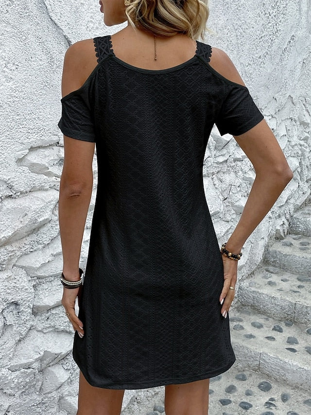 Women's Mini Dress Summer Dress Solid Color Slip Dress