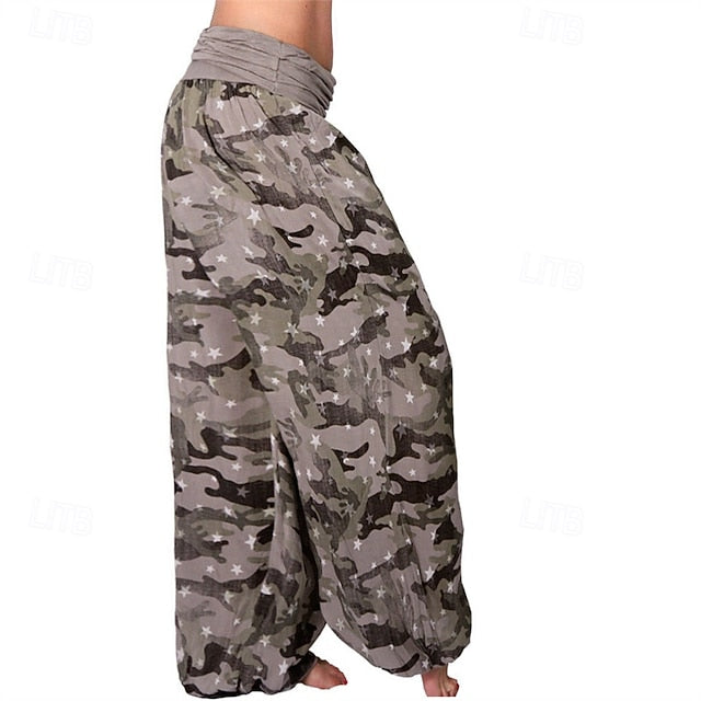 Women's Pants Trousers Palazzo Pants Fashion Boho Full