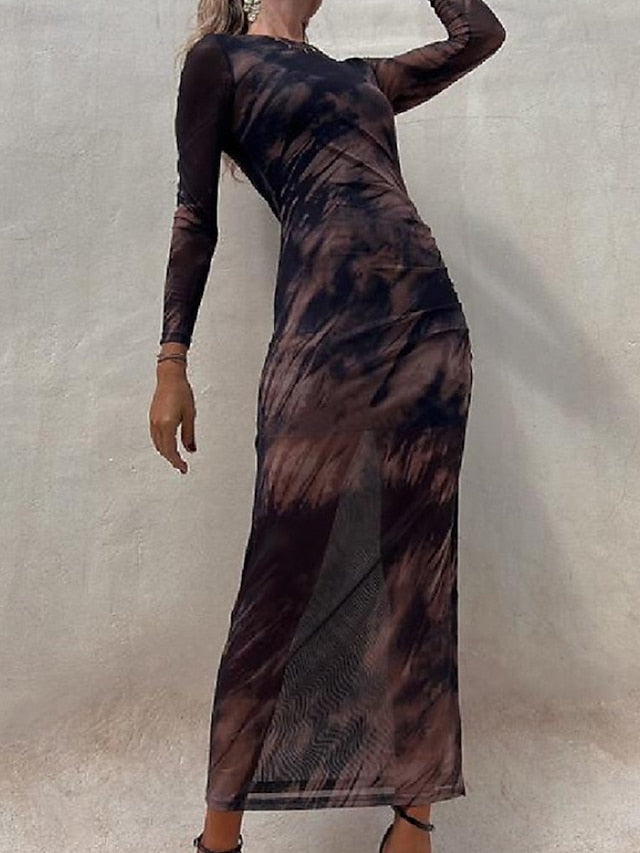 Women's Midi Dress Party Dress Cocktail Dress Sheath Dress