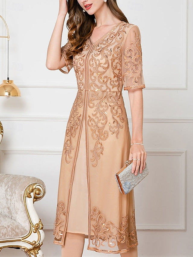 of Chinese Mother Bride Wedding Dress Guest the Elegant