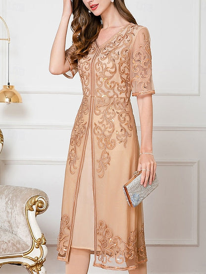 of Chinese Mother Bride Wedding Dress Guest the Elegant