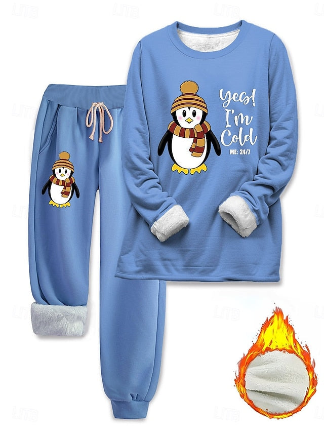 Women's Two Piece Sets Tracksuit Pants Sets Long Sleeve