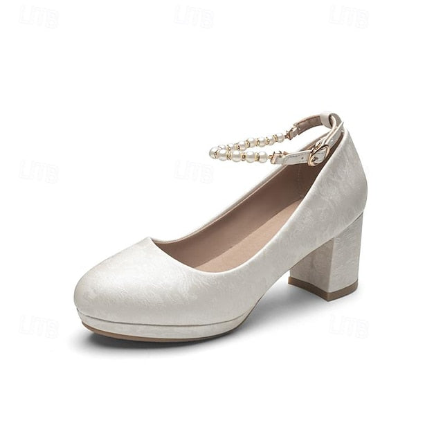 White for Bow Jane Shoes Girls' - Perfect Weddings Mary