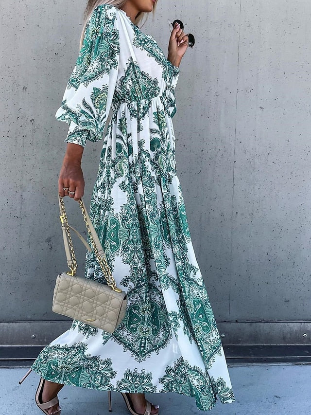 Women's Maxi Dress Shirt Dress Casual Dress Swing Dress A