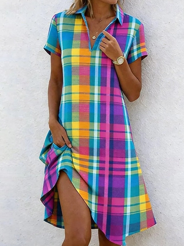 Women's Mini Dress Summer Dress Vacation Casual Boho Daily