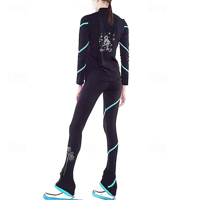 Figure Skating Jacket with Pants Women's Girls' Ice