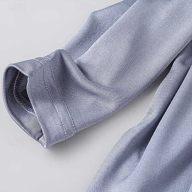 Women's Silk Blouse Plain Dressy Tops Elegant Stylish Long