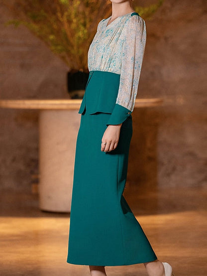 Piece Bride of the Two Sets Formal Dress Elegant Mother