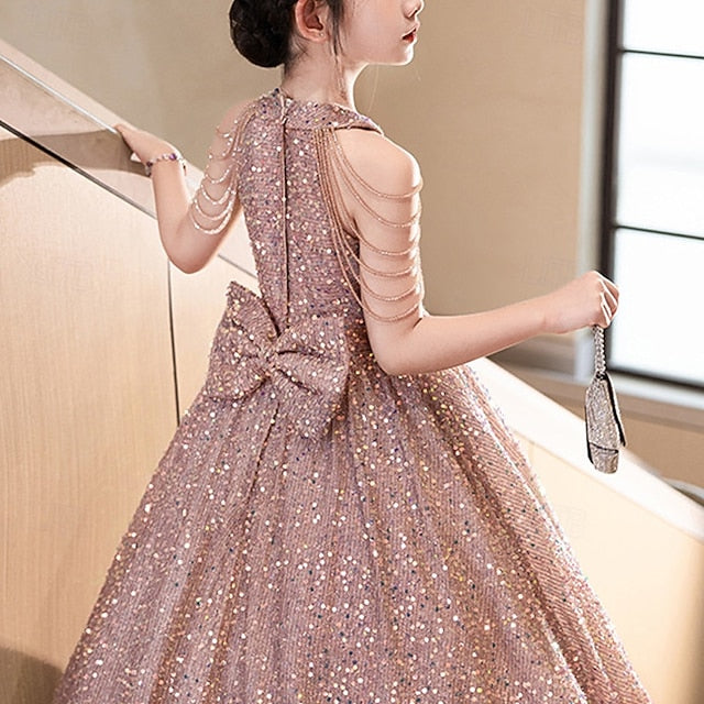 Princess Kid's Flower Dress Girl Girls'