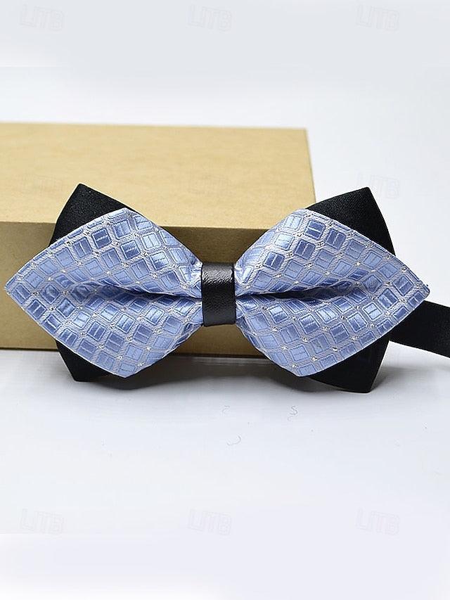 with Men's Tie Christmas Pattern Bow Geometric