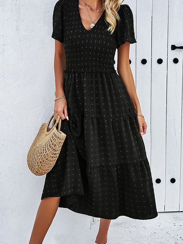 Women's Midi Dress Casual Dress Summer Dress Print Dress