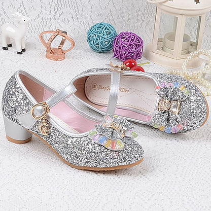 Shoes Jane Princess Glitter Mary Party Sparkling Girls' –