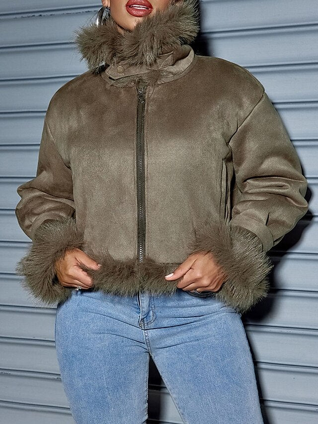 Coat Winter Street Women's Outdoor Wear Daily Fall