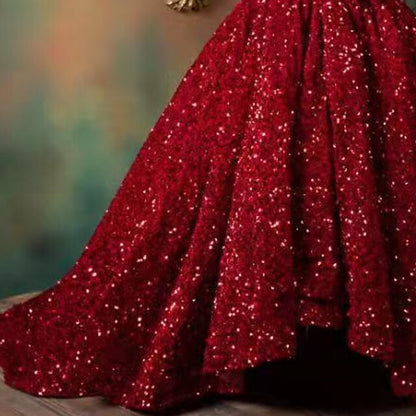 Flower Sleeveless Girls' Dress Girl Solid 3D Colored