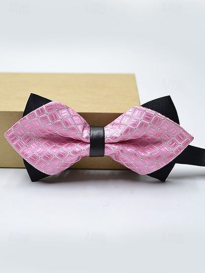 with Men's Tie Christmas Pattern Bow Geometric
