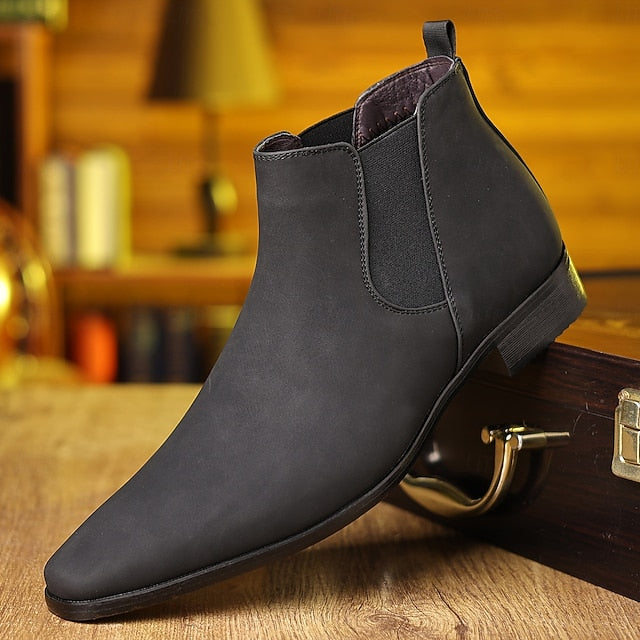 Business Boots Ankle Boots- for Chelsea Casual Men's