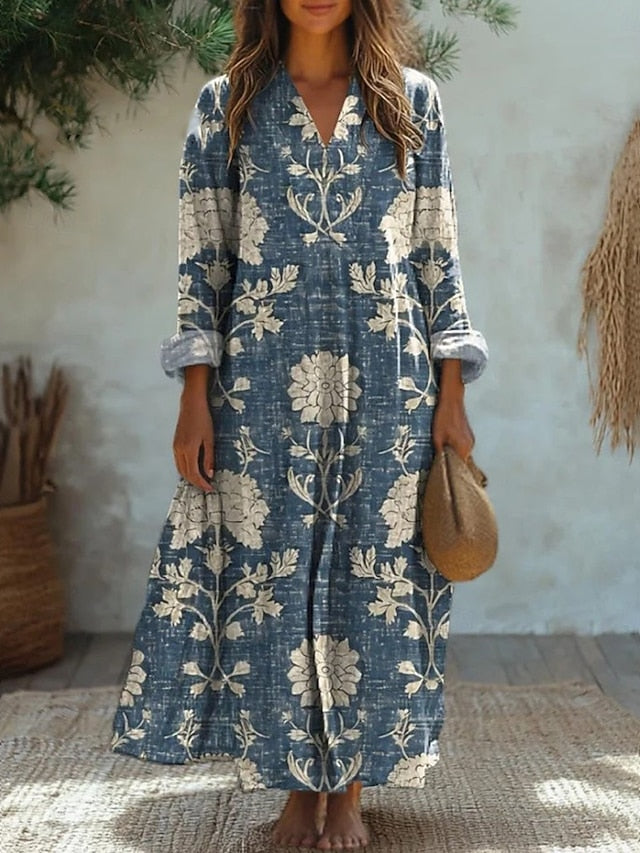 Women's Midi Dress Sundress A Line Dress Vacation Casual