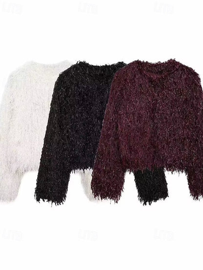 Coat Women's Comfortable Leathers Furs Fur Faux