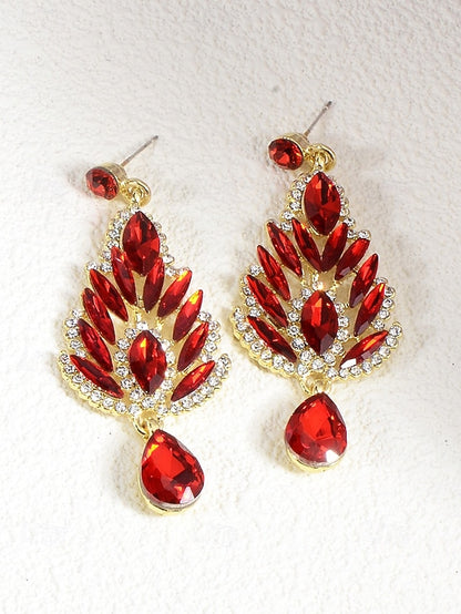 Women's Emerald – Green Crystal Earrings Drop