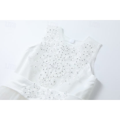 Sleeveless Kids Girl Girls' Dress Flower Wedding