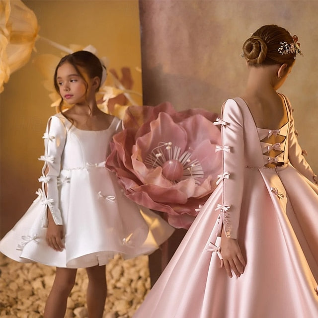 Dress Flower Girl Girls' Party Kids First Communion