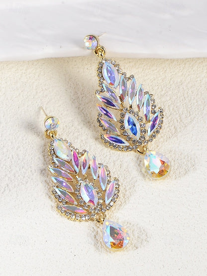 Women's Emerald – Green Crystal Earrings Drop