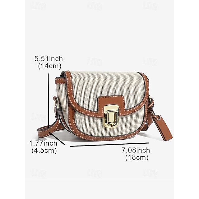 – Bag Trim Vintage Women's Crossbody Leather Small