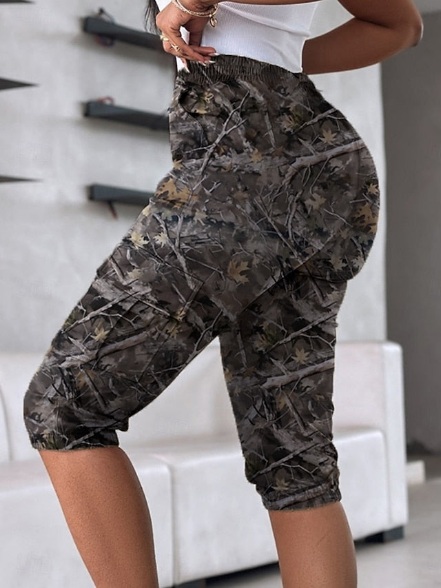Women's Cargo Shorts Summer Shorts Crop Vacation Fashion