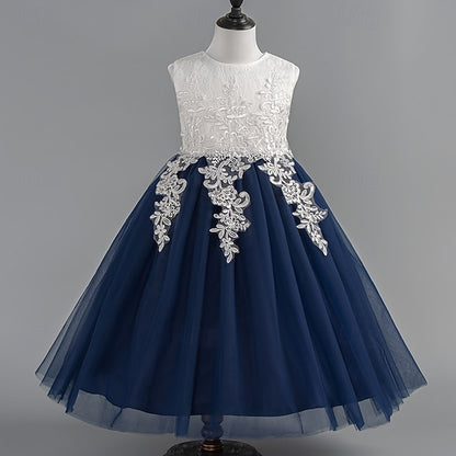 Dress Floral Special Sleeveless Wedding Party Girls' Kids