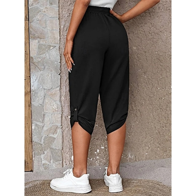 Women's Sweatpants Capri Pants Chinos Vacation Fashion