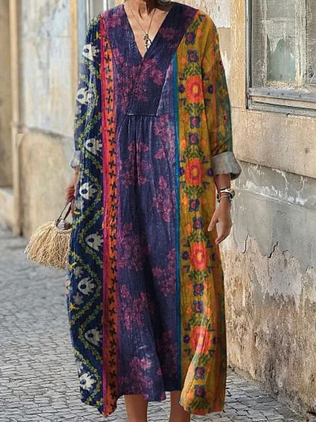 Women's Maxi Dress Sundress A Line Dress Casual Boho