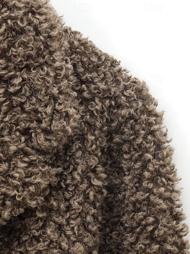 Coat Warm Fur Furs Teddy Comfortable Women's Faux