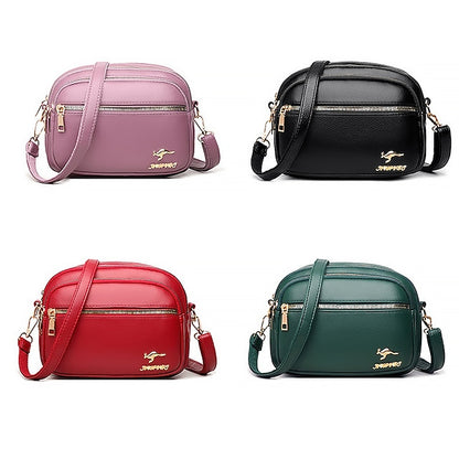 Leather Bag Dome Crossbody Shoulder PU Women's