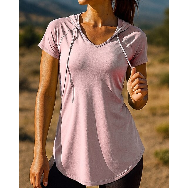 Running Tee Short Tshirt Women's Shirt Sleeve Top