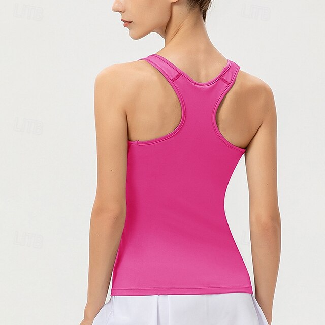 Women's Tank Top Strap Tank Yoga Top Crew Neck Quick Dry
