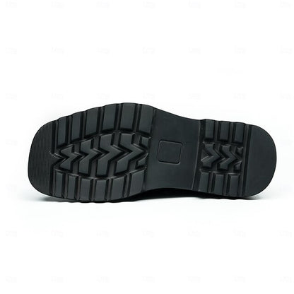 Loafers Leather Men's Suede Business Cowhide -Classic