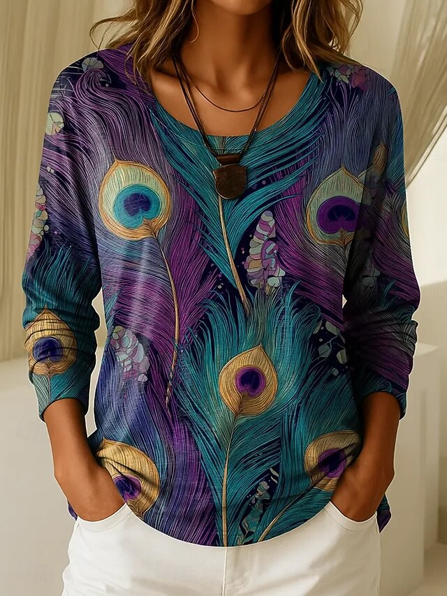 Women's T Shirt Print Floral Graphic Plants Fashion Casual