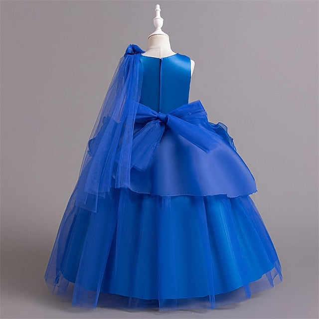 Cosplay Dress Color Party Solid Girls' Kids