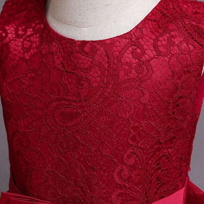 Floral Plain Party Line Kids Little Dress A Girls'