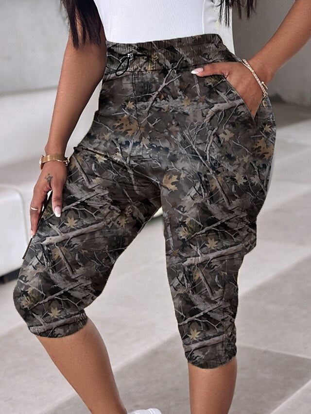Women's Cargo Shorts Summer Shorts Crop Vacation Fashion