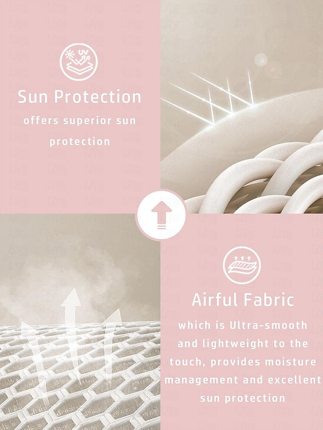 Women's Golf Polo Shirt Red Sleeveless Sun Protection Top