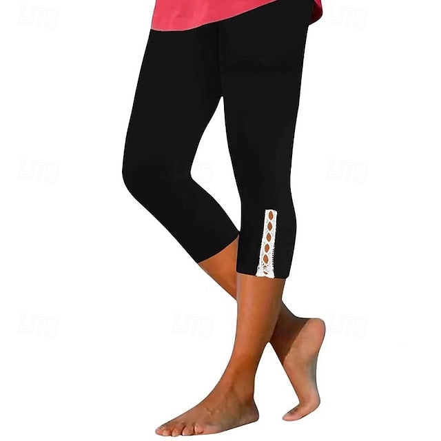 Women's Capri Pants Leggings Cozy Leggings Fashion
