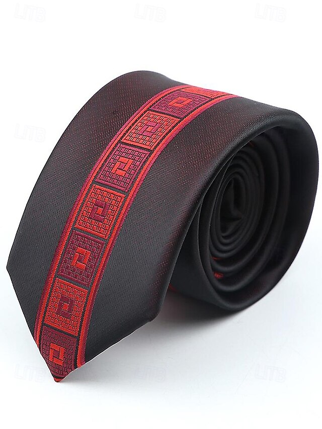 with Men's Classic Necktie Pattern Polyester