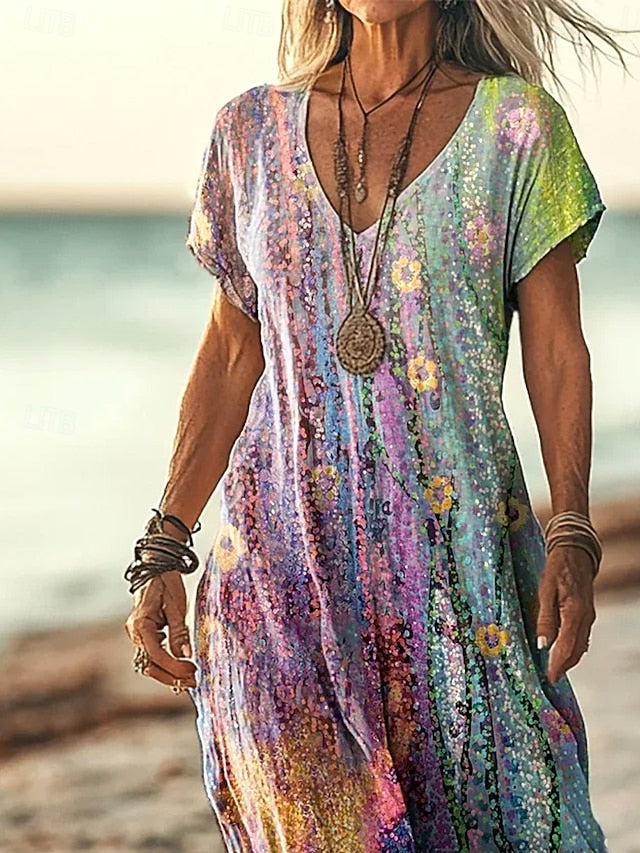 Women's Floor length Casual Dress A Line Dress Summer Dress